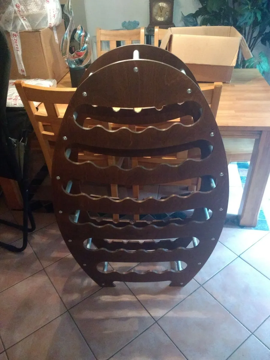 Stylish Italian Wine Rack - Image 1