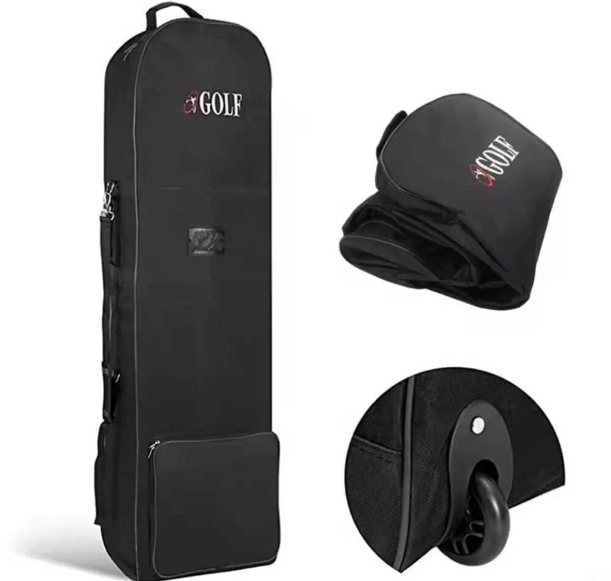 NEW Golf Bag Flight Travel Case Foldable Cover - Image 1
