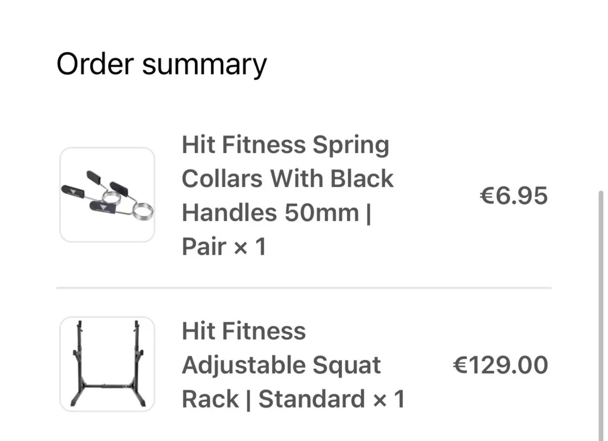 Gym Rack, Weights & Bench - Image 3