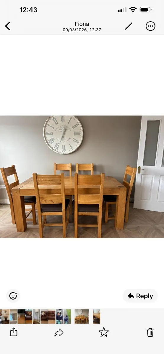 Kitchen table and chairs - Image 3