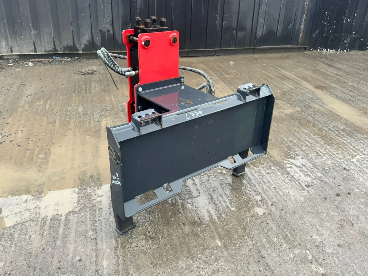 Ray Tree Post Knocker – Skid Steer Attachment - Image 1