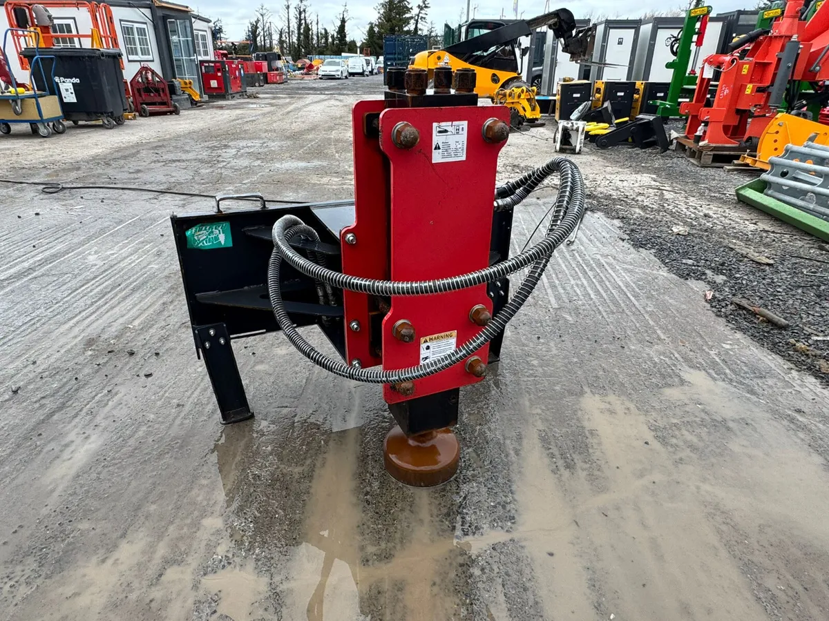 Ray Tree Post Knocker – Skid Steer Attachment - Image 2