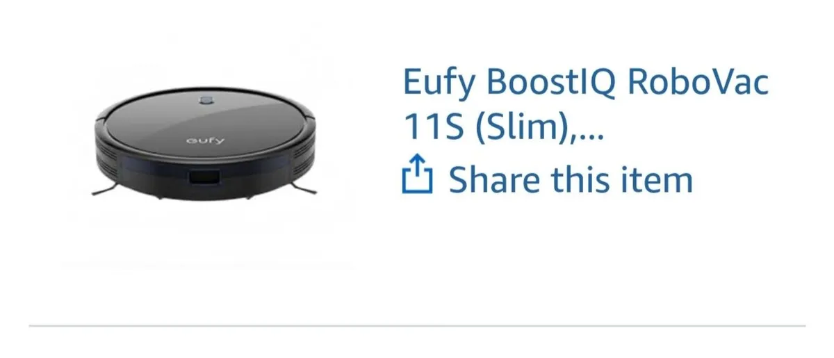 Robovac Eufy BoostIQ 11S - Image 1