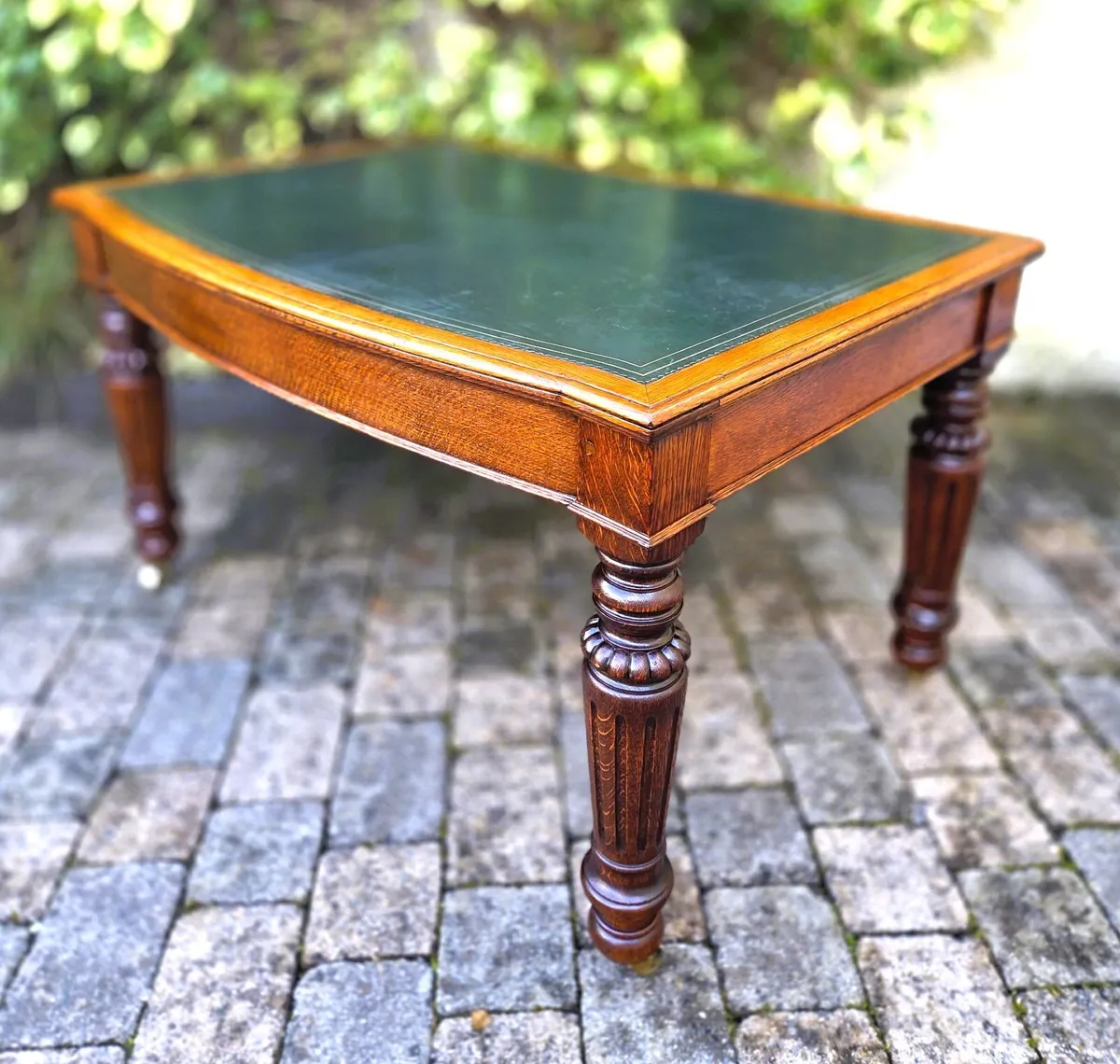 Victorian Oak Writing Table - Circa 1880 - Image 2