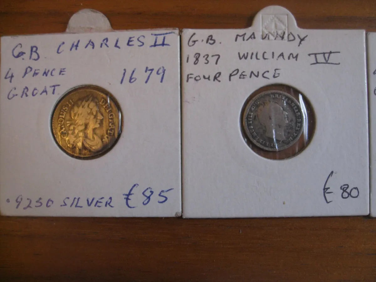 Great Britain 4 Pence Coins - Various Prices - Image 2