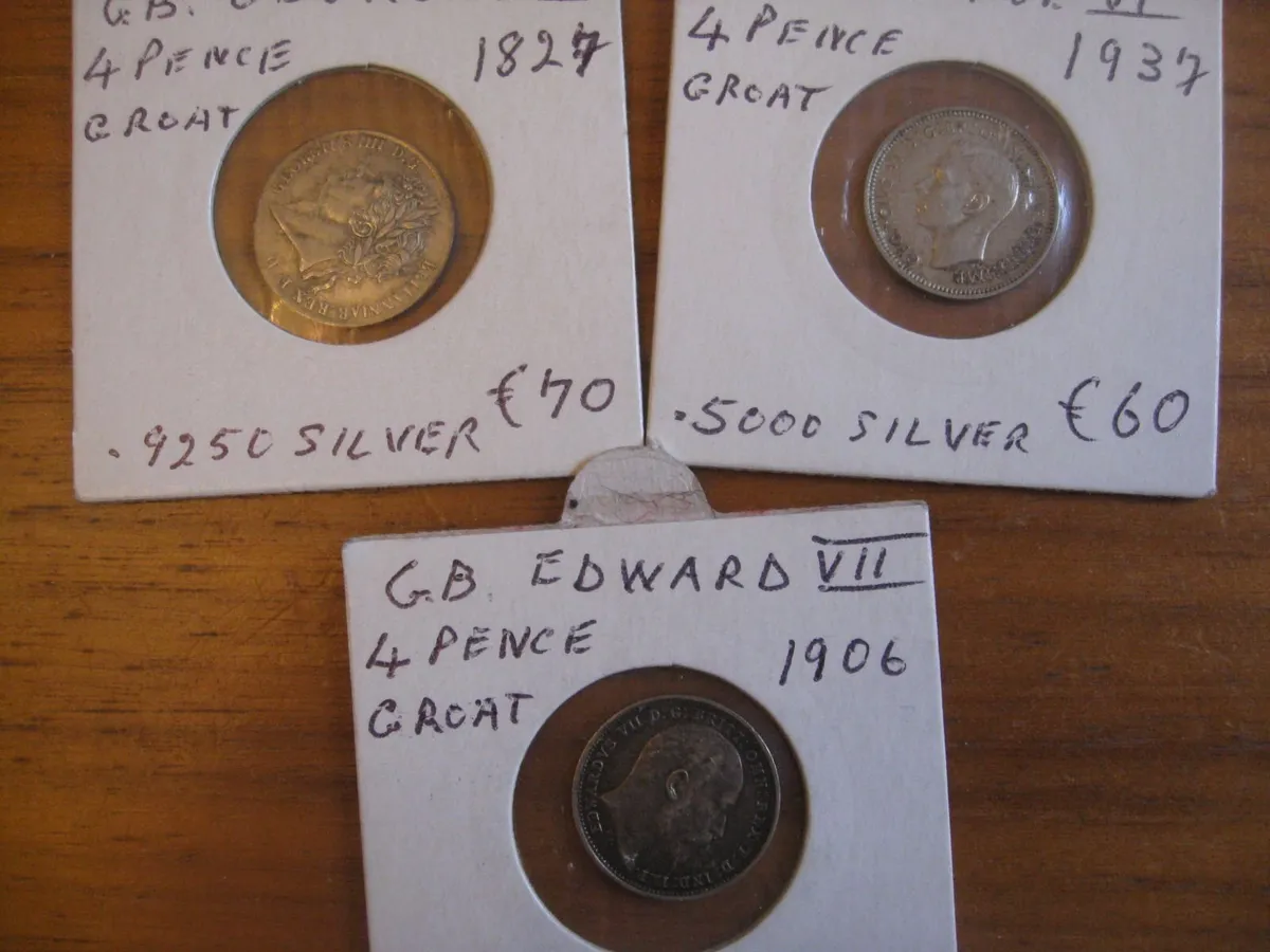 Great Britain 4 Pence Coins - Various Prices - Image 4