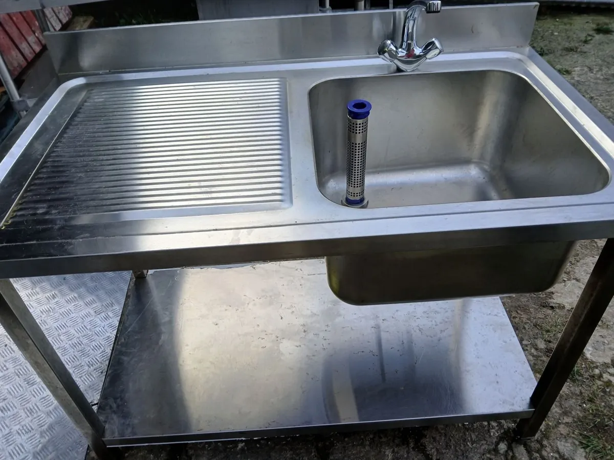 Staneless steel cabbinet sink unit complete - Image 2