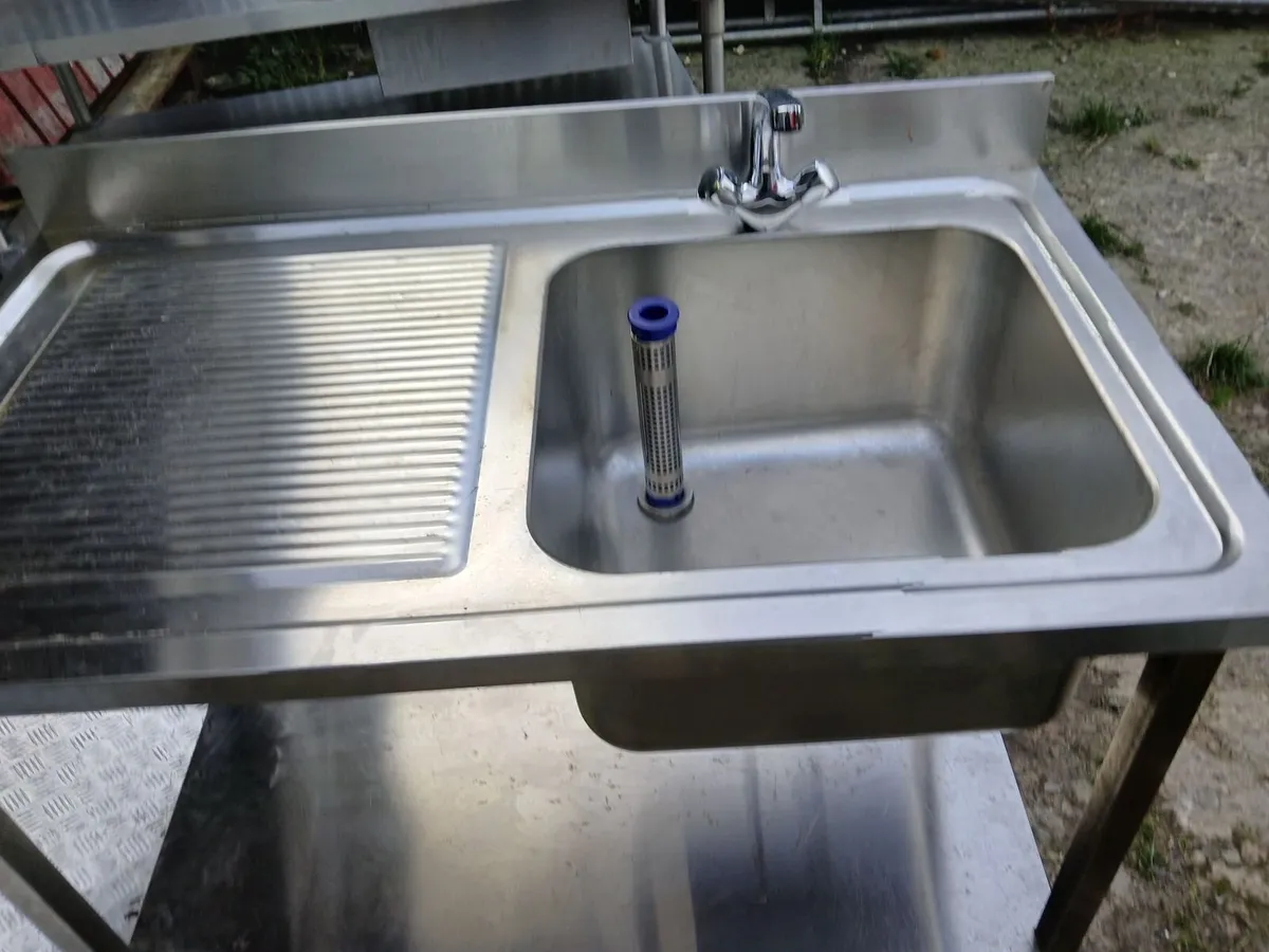 Staneless steel cabbinet sink unit complete - Image 4