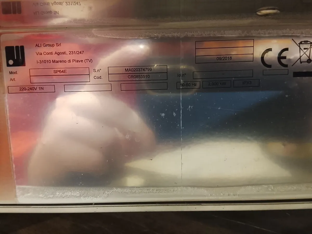 Mareno SP64E, countertop electric  chip dump - Image 3