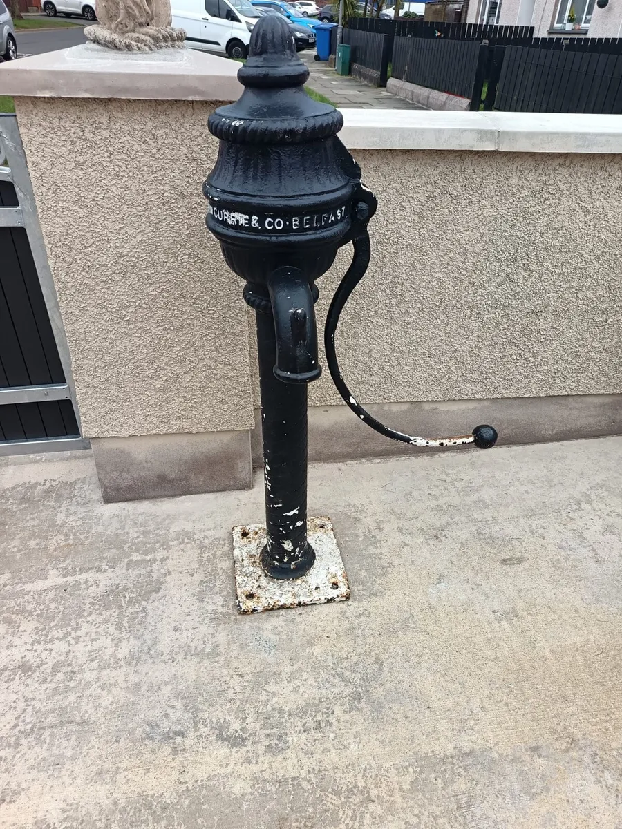 Original antique cow tail pump - Image 1