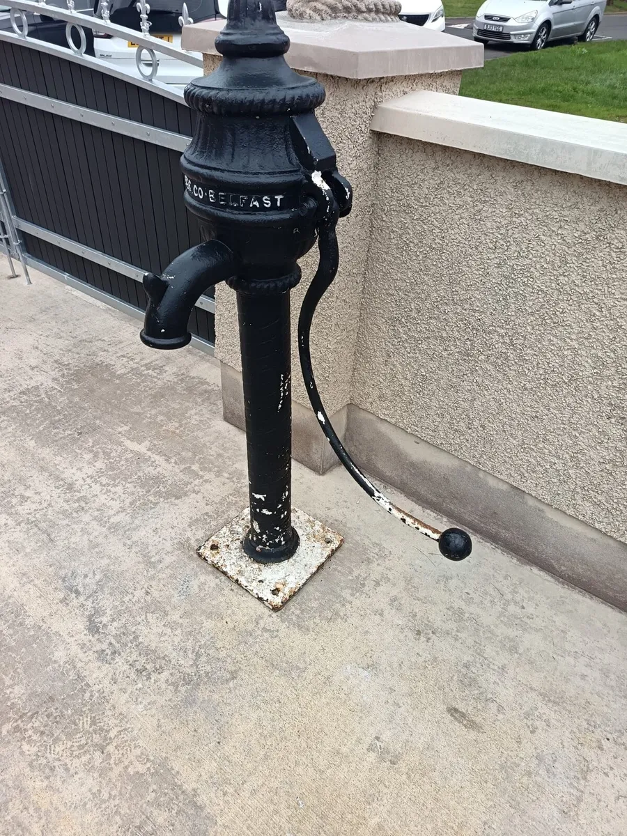 Original antique cow tail pump - Image 3