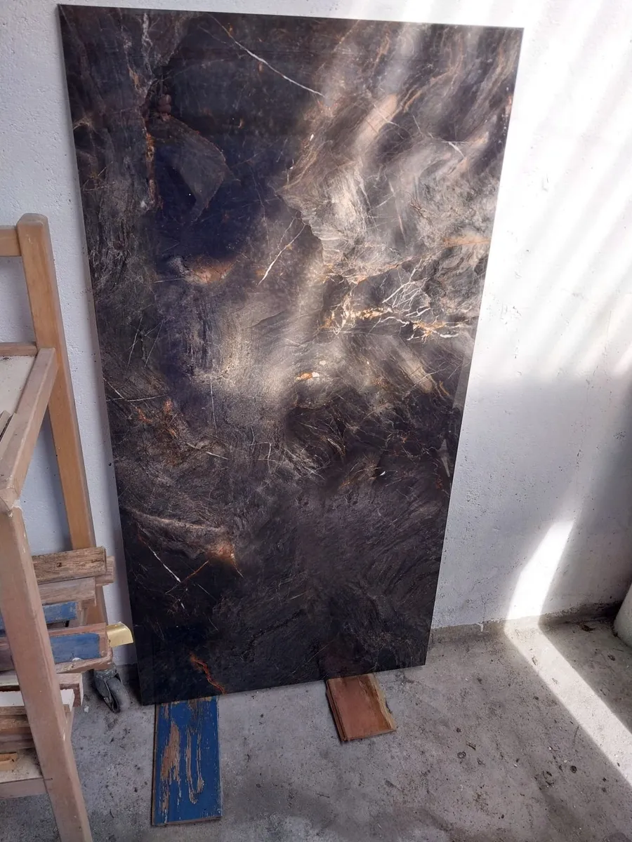 Ceramic tile paradise brown  60 x 120cm unused - Image 1