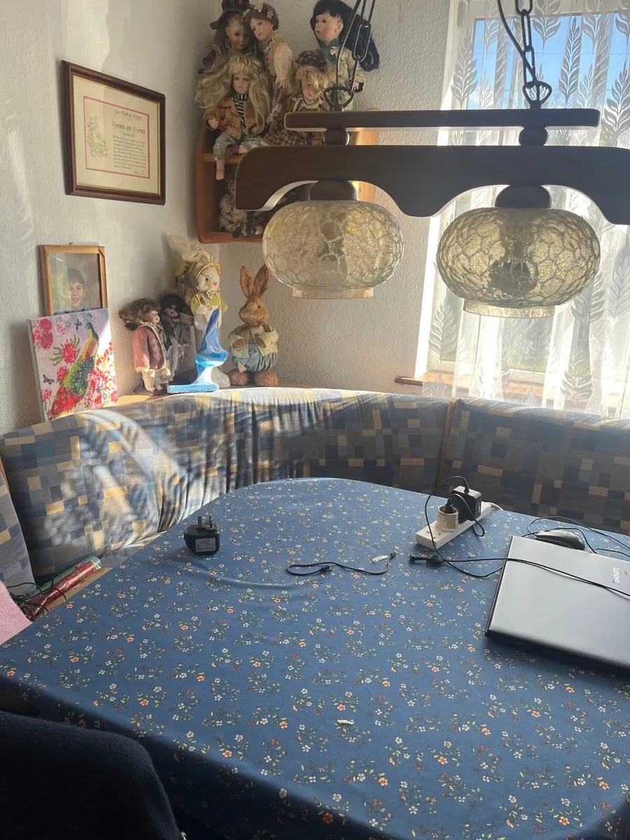 Table and seating area