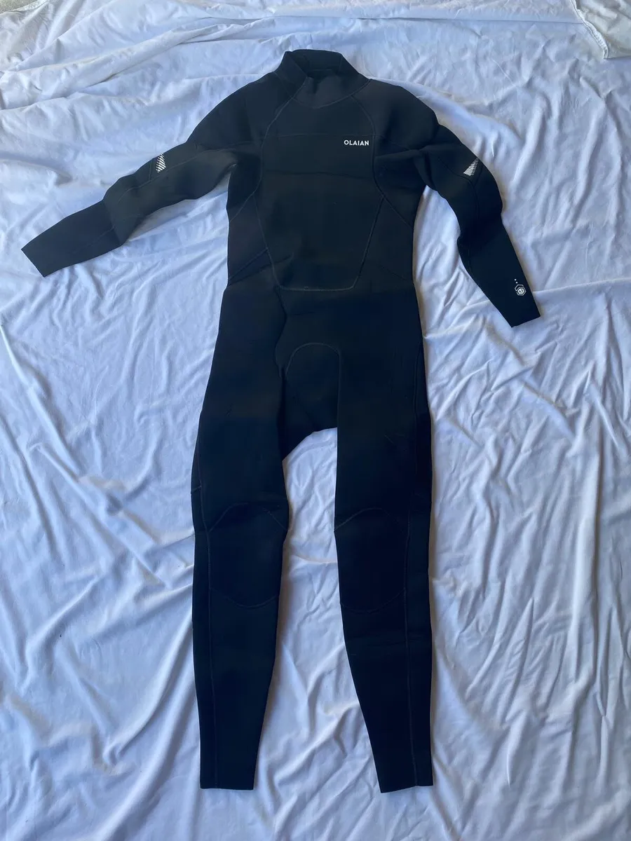 Adult Mens Neoprene Wetsuit - M - 4/3mm - Image 1