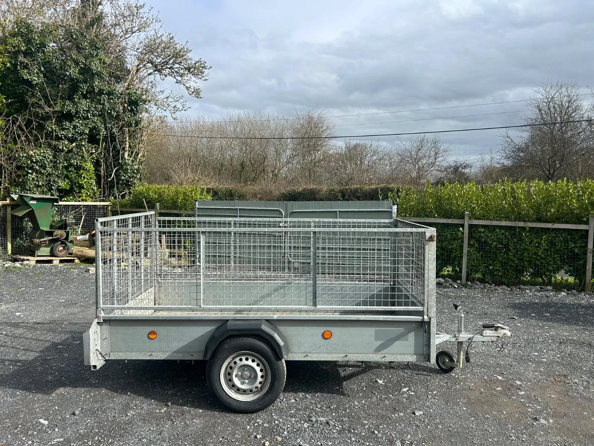8x4 Single Axle Trailer with Mesh and Ramp - Image 1