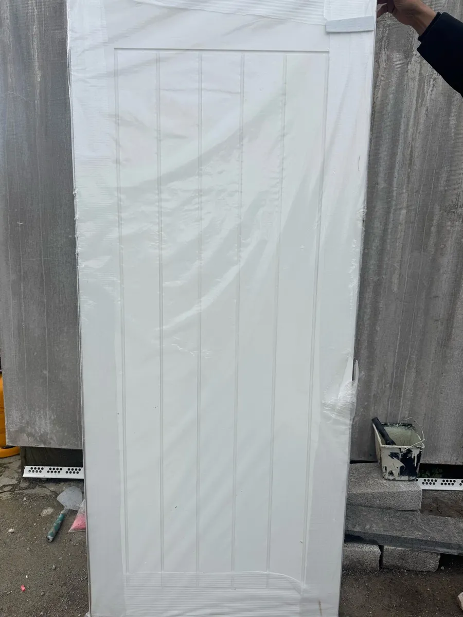 White Mexicano Doors - 35mm x 78” x 33” - Image 1