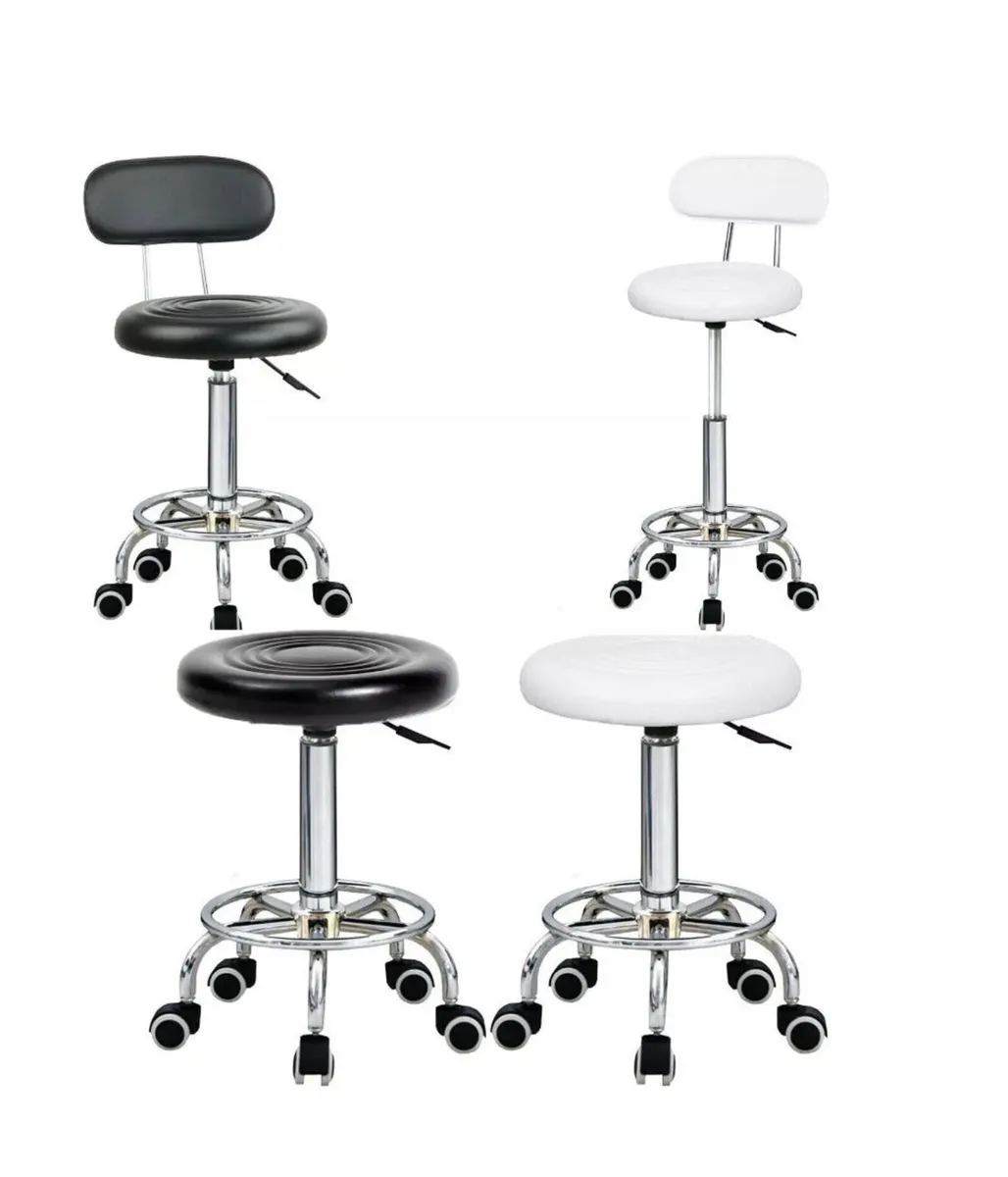 Height Adjustable Salon Stool NEW - Image 1