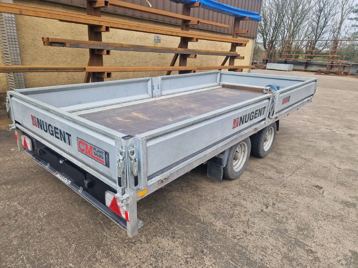 Nugent 14ftx6ft6 Dropside trailer - Image 3