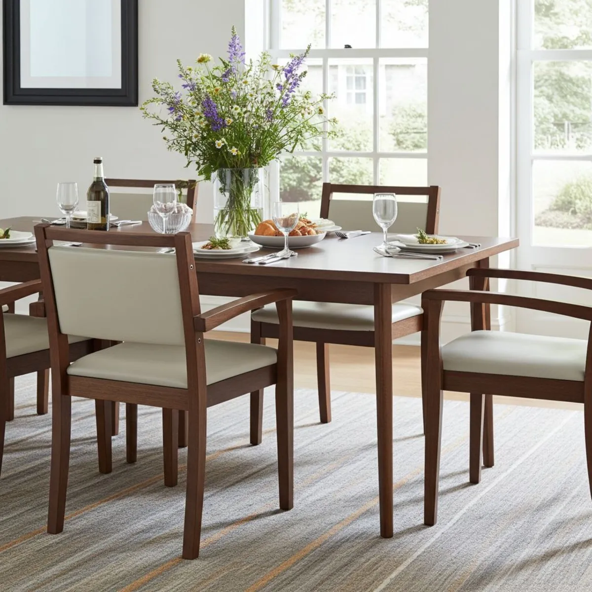 VITO Stackable Wooden Armchair – Upholstered Comfo - Image 3