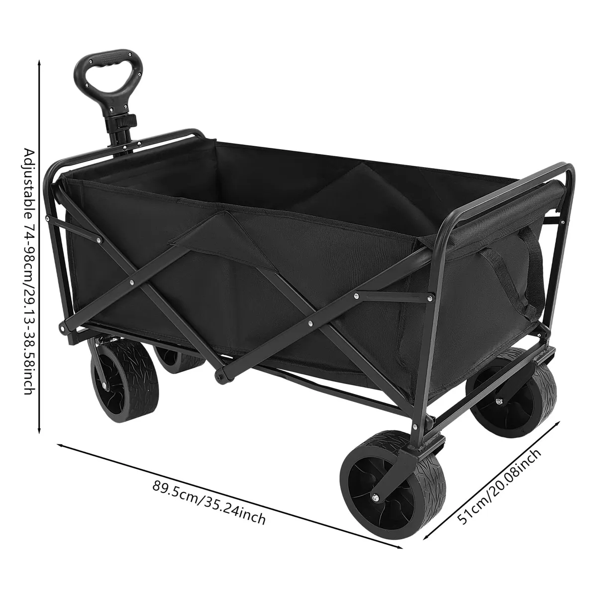 Camping trolley/ Beach wagon/ Garden cart/ Wagon c - Image 2