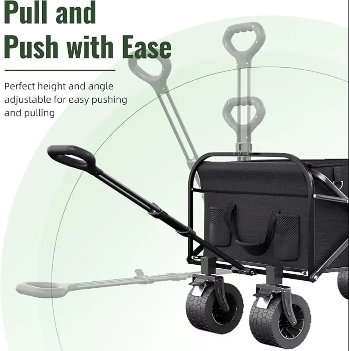 Camping trolley/ Beach wagon/ Garden cart/ Wagon c - Image 3