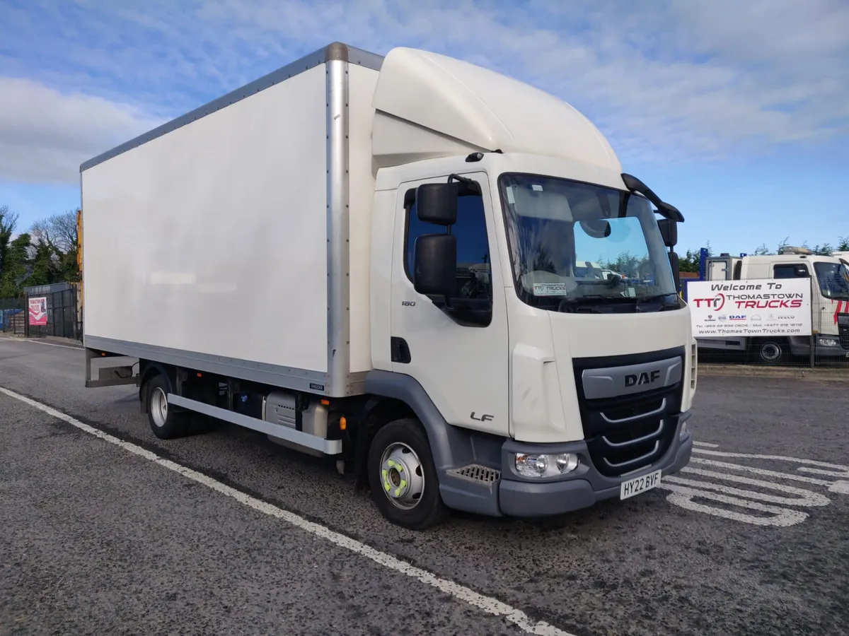 2022 DAF LF 180 7 1/2 Ton Gross with 20ft GRP Box - Image 1
