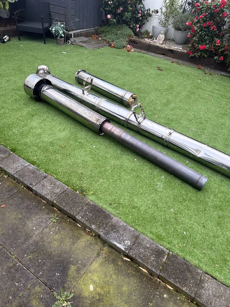 Chimney for wood burner