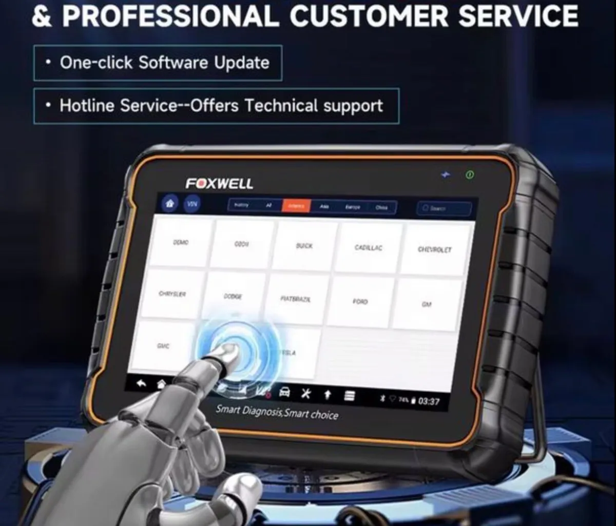 New Foxwell GT60 OBD2 profe Scanner 24+ reset - Image 2