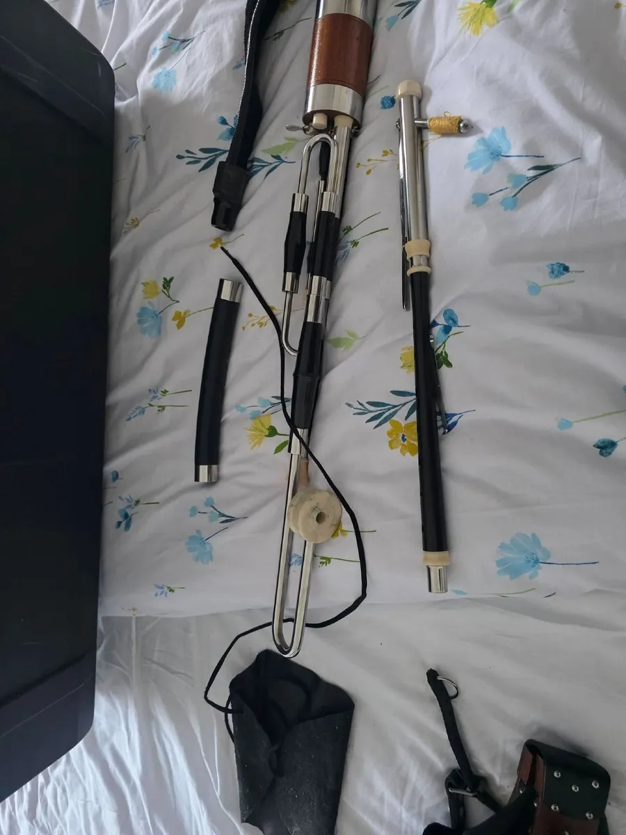 Eoin Ó Riabhaigh Half-set uilleann pipes in D - Image 2