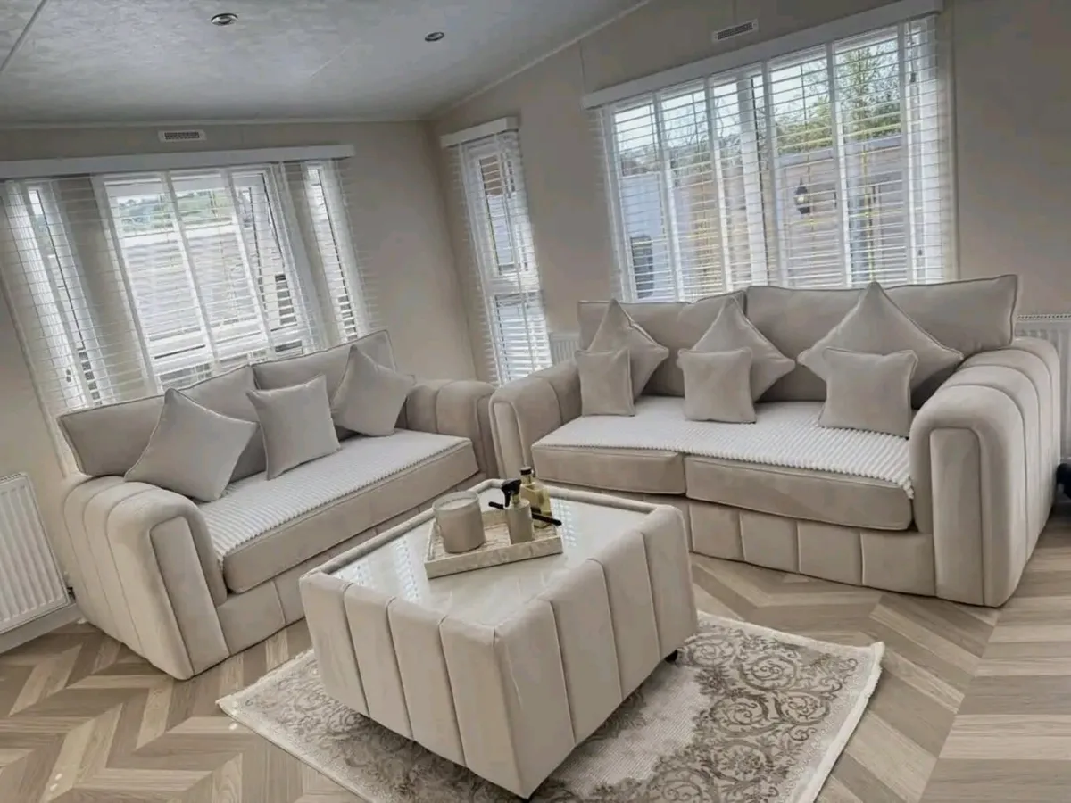 Milano Fullback Cushions Sofa Set + Coffee Table - Image 2