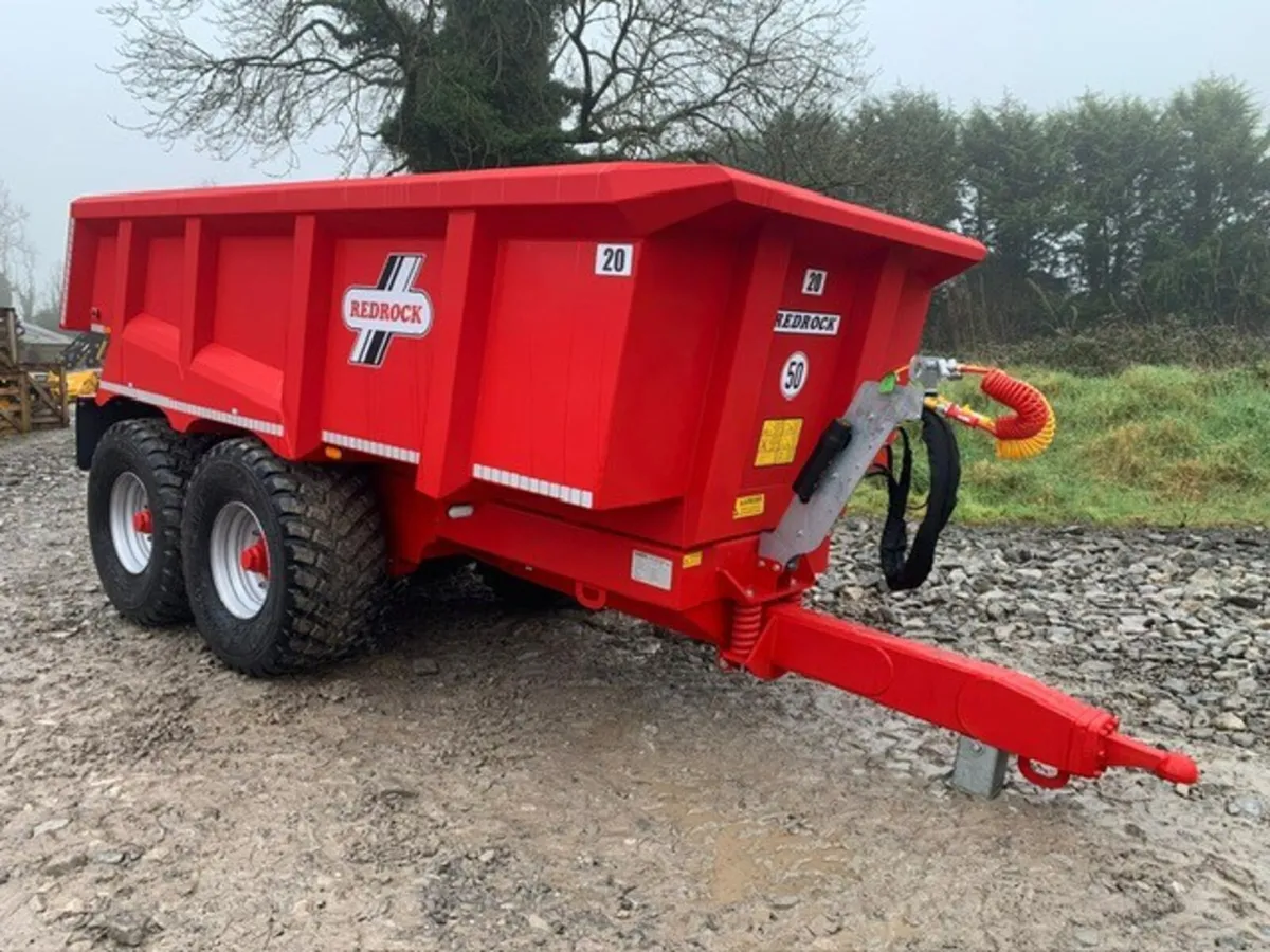 REDROCK 20T DUMP TRAILER, 560 TYRES - Image 1