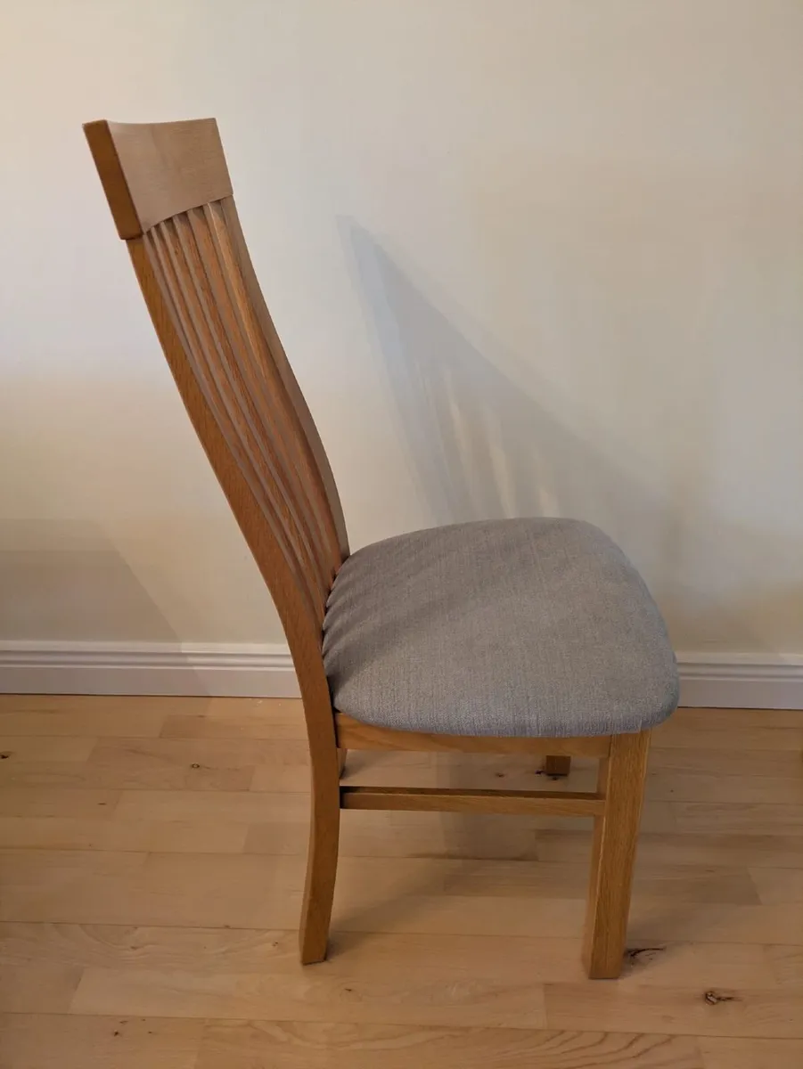 8no. Second-Hand Oak Dining Chairs - Image 2