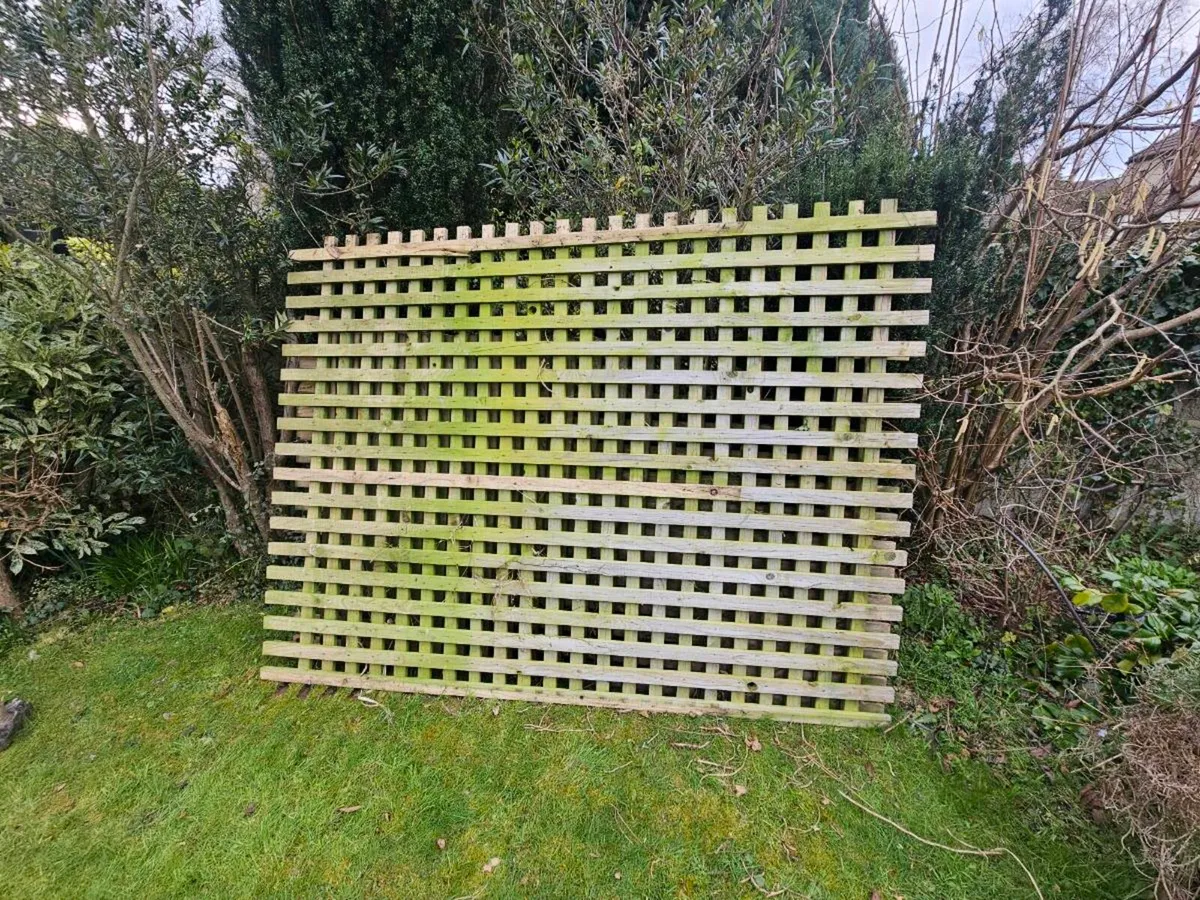 Reclaimed trellis garden fences - 8Ft X 6Ft - Image 2