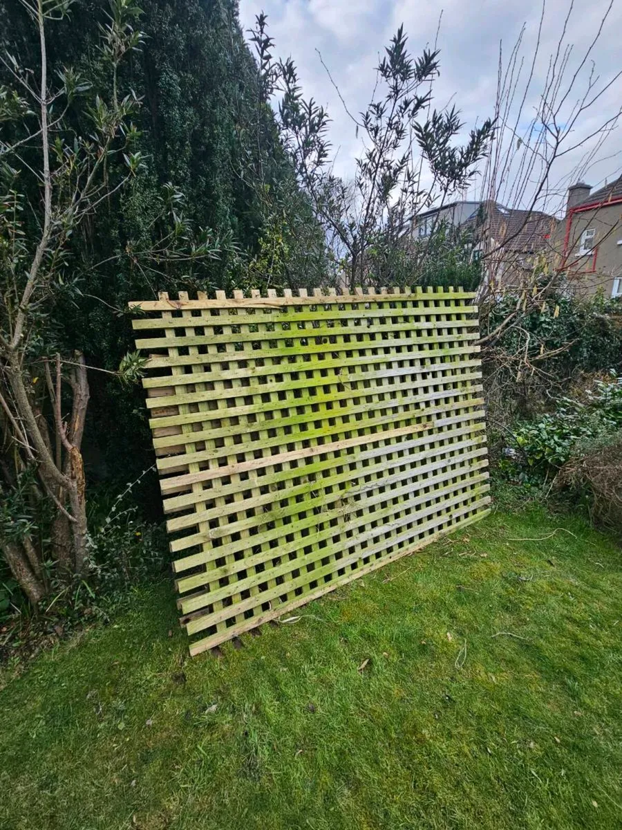 Reclaimed trellis garden fences - 8Ft X 6Ft - Image 1