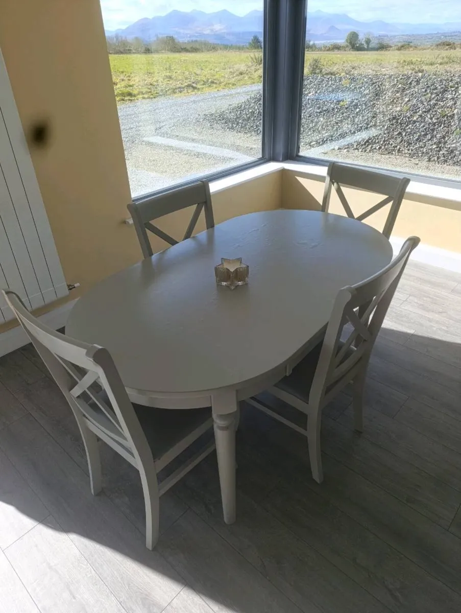 Table and 4 Chairs - Image 2