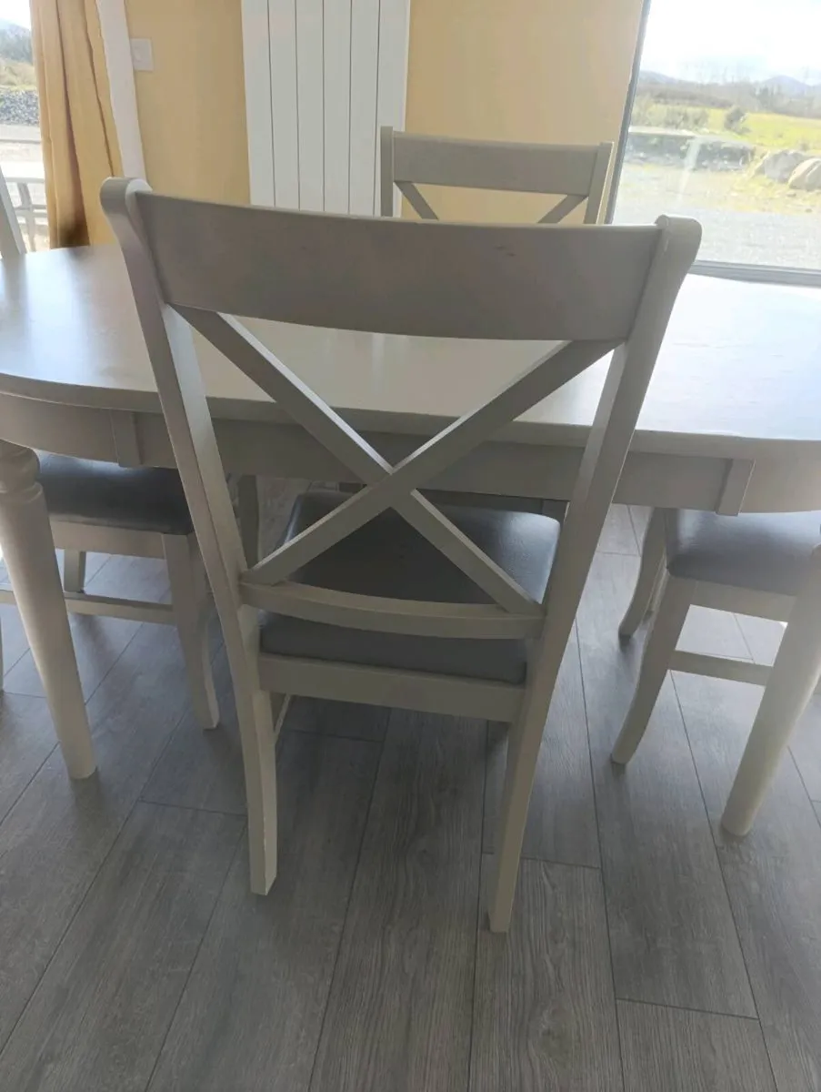 Table and 4 Chairs - Image 3