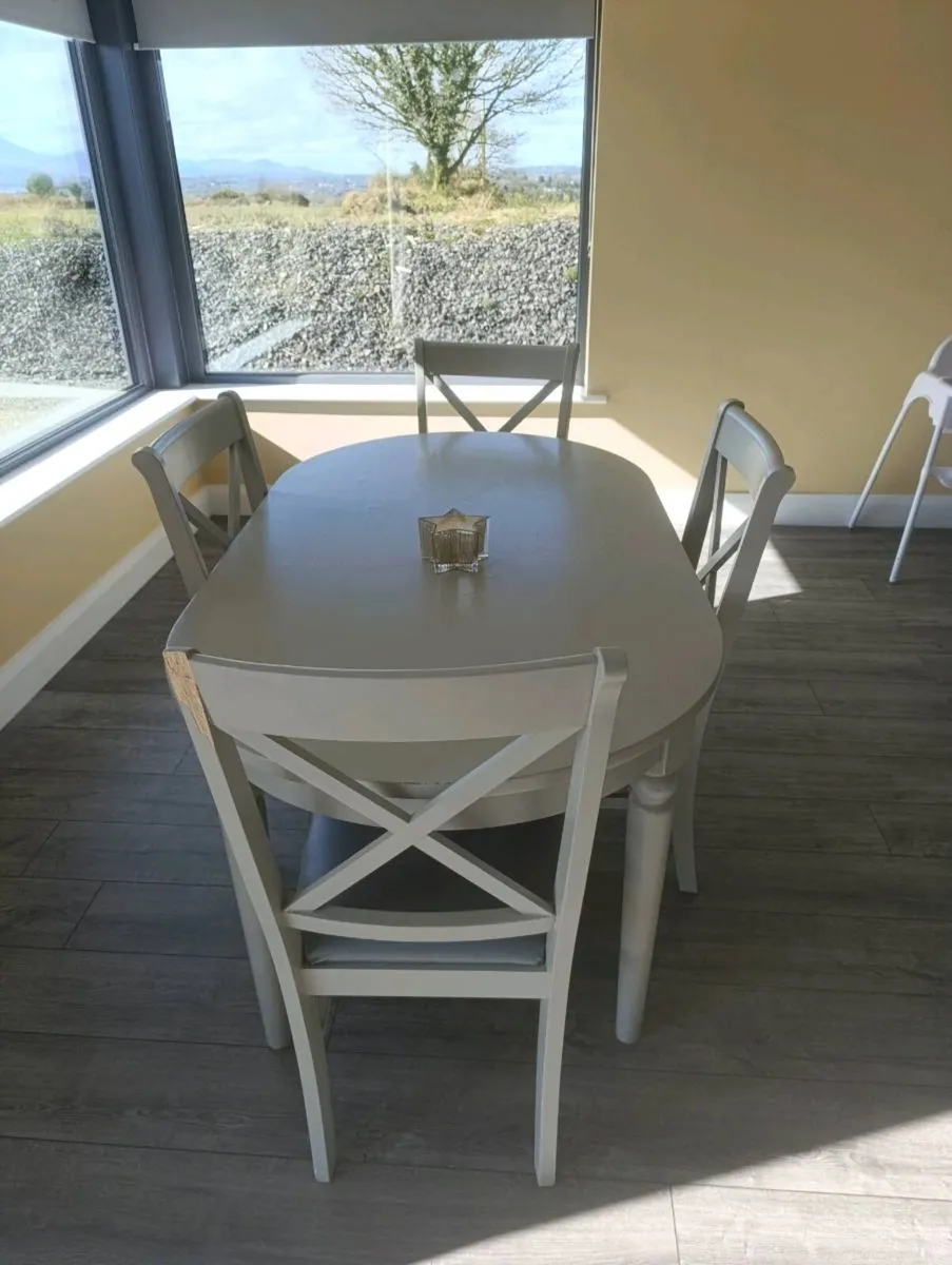 Table and 4 Chairs - Image 1