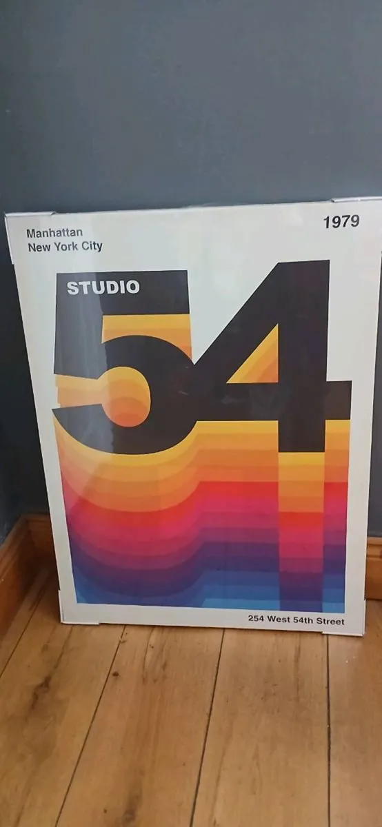 Large Retro Studio 54 Canvas - Image 1