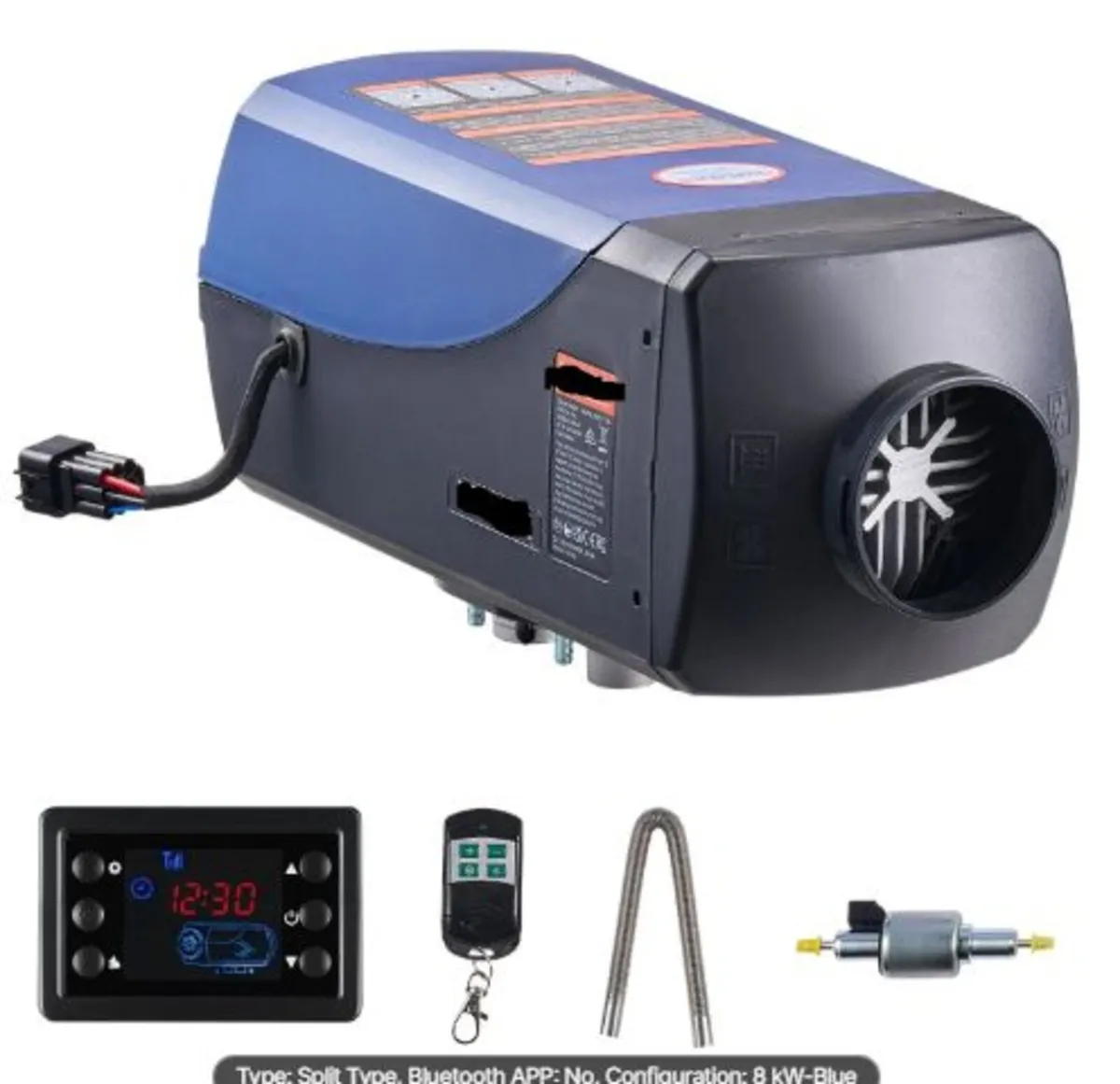 Diesel Heater, 12-24V 5-8KW Portable Diesel Air - Image 1