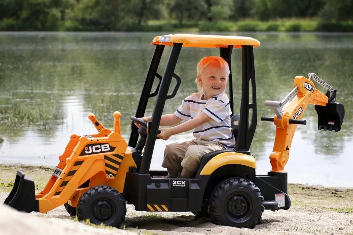 JCB Digger 12V Electric Ride On Tractor Loader