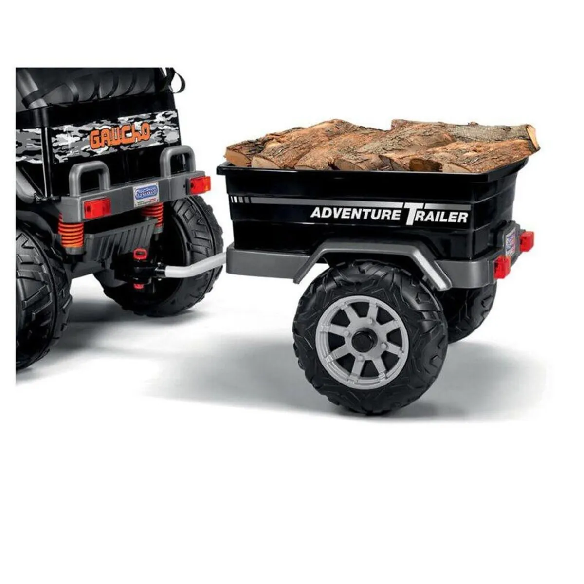 Peg Perego Adventure Trailer Black - Image 1