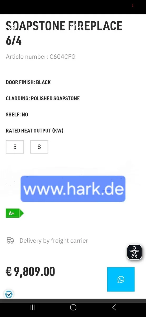 Soapstone woodburning stove - Image 4