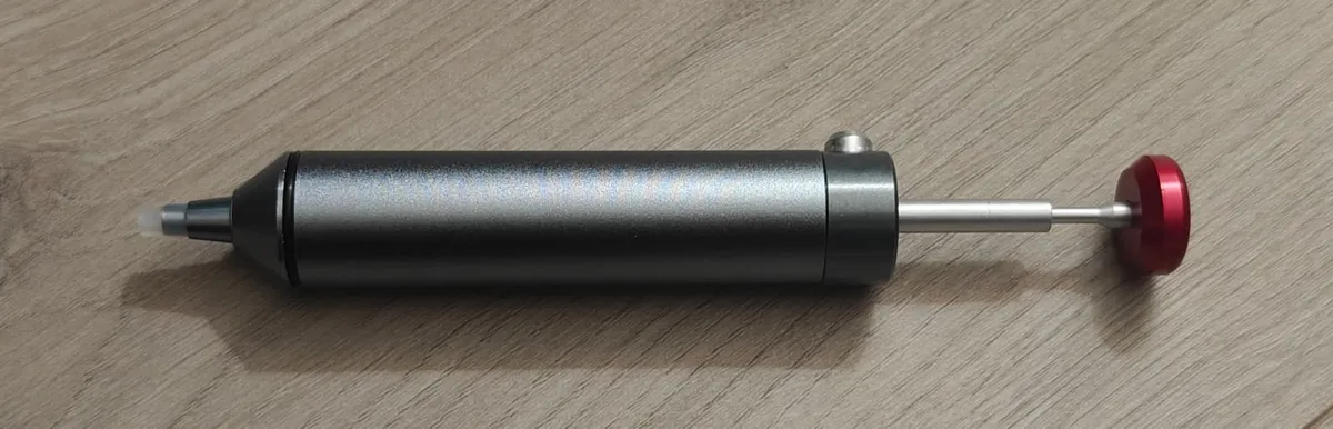 🛠️ Desoldering Pump Silver Grey SS02 🛠️ - Image 2