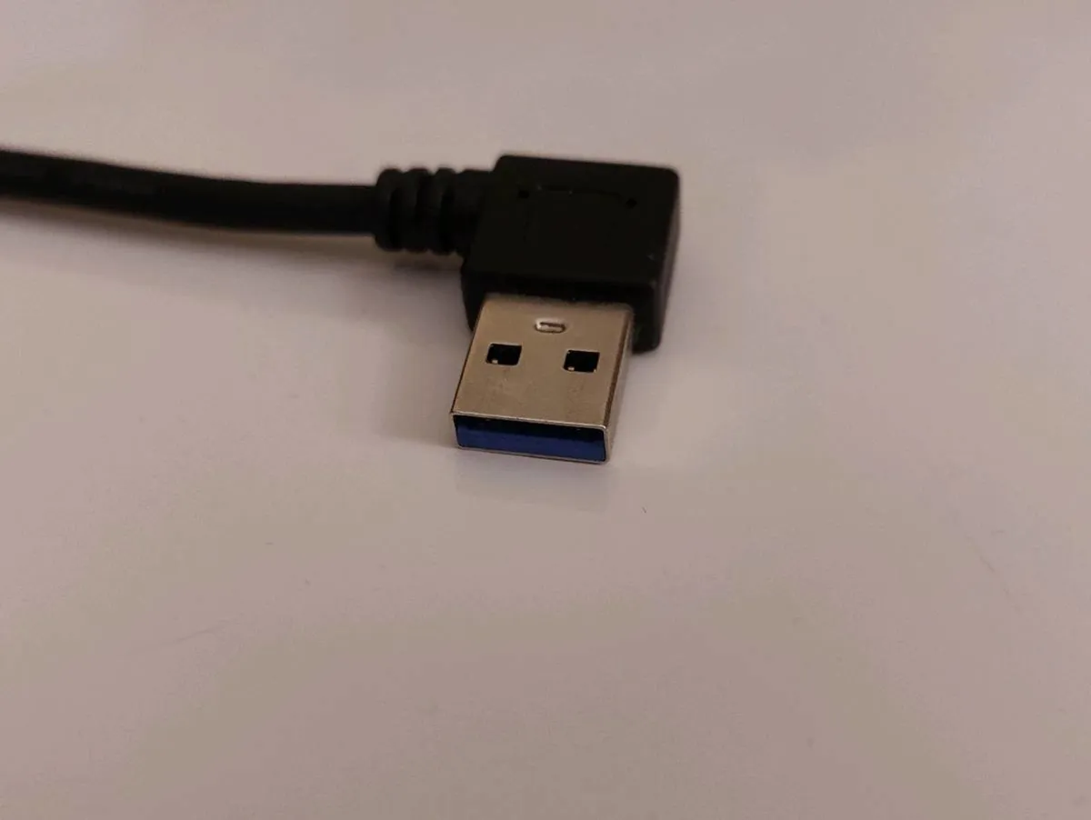 USB 3.0 Cable for External HDD – 90° Angle - Image 2