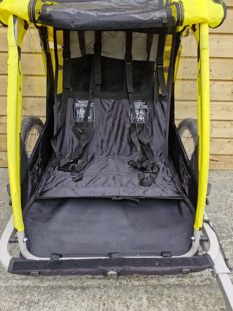 Halford Double Child Bike Trailer - Image 1