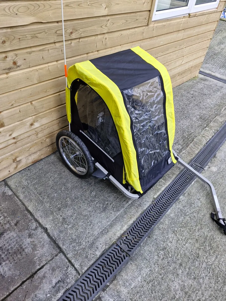 Halford Double Child Bike Trailer - Image 3
