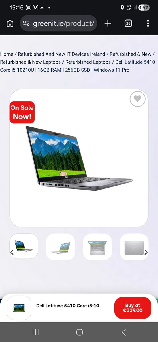 Dell Latitude 5410 Core i5-10210U| 16GB RAM |256GB - Image 4