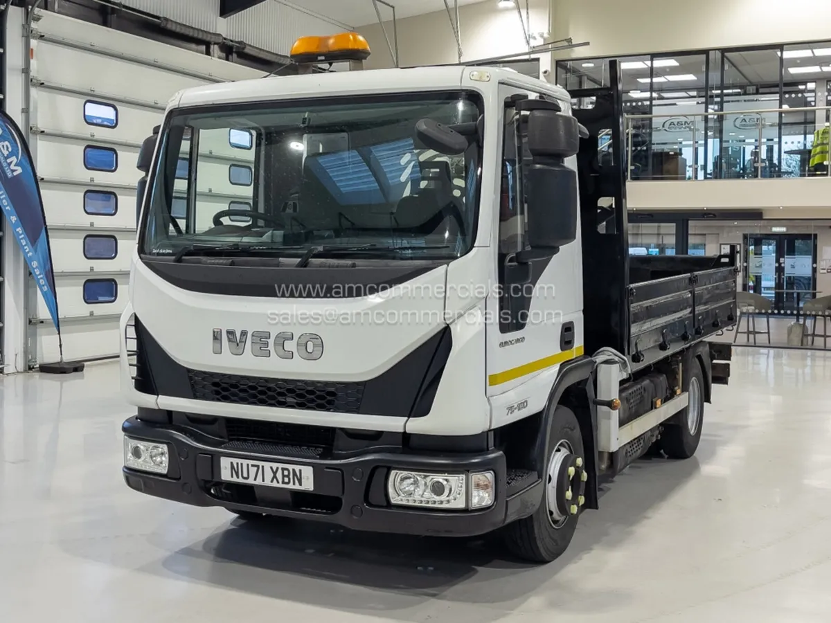 2021 (71) IVECO 75-160 4X2 DROPSIDE TIPPER - Image 3