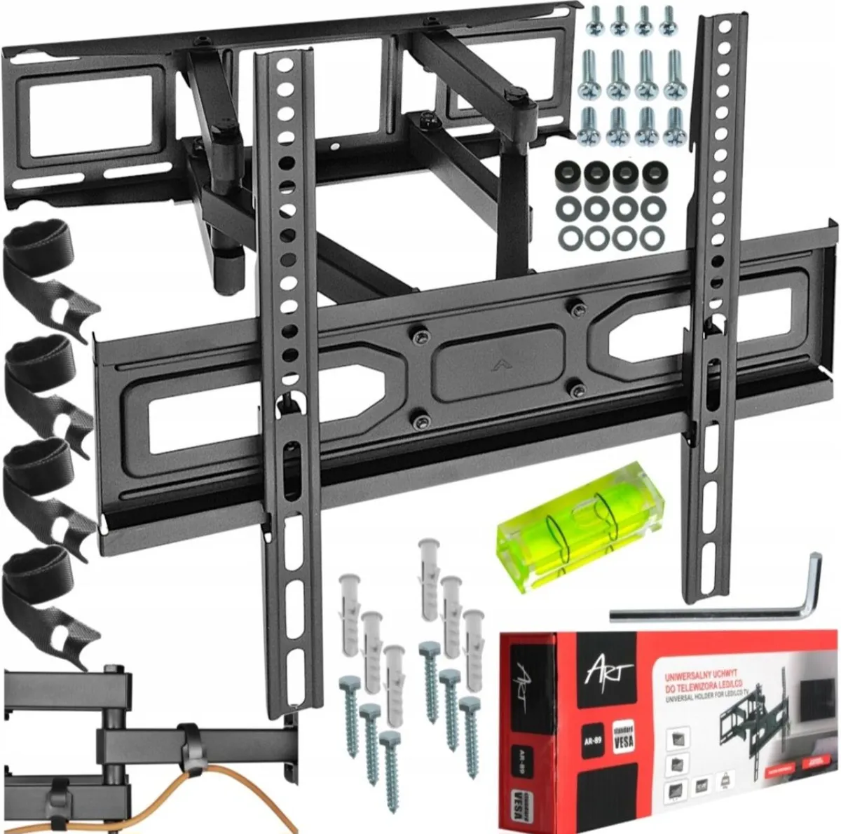 Tv Wall Mount Bracket Tilt Swivel 32-70" - Image 4