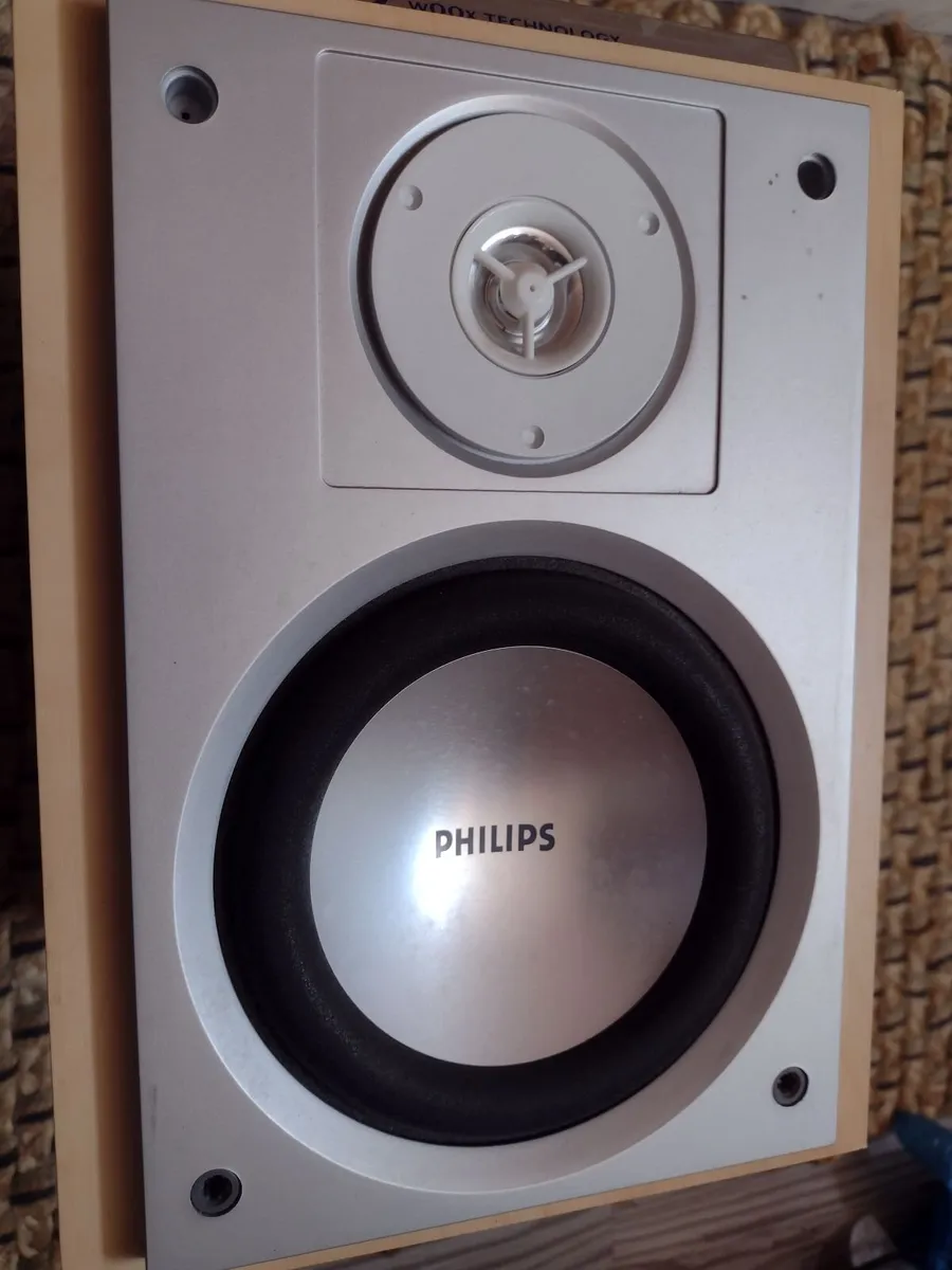 Heavy Philips wooden Woox technology speaker - Image 2
